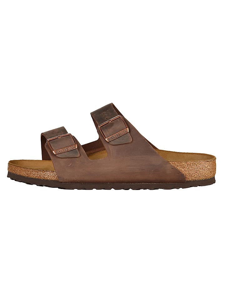 Birkenstock Leder-Pantoletten 