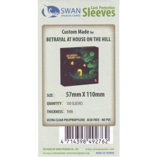 Swan Panasia Kartenhüllen 57mm x 110mm dünn (150)