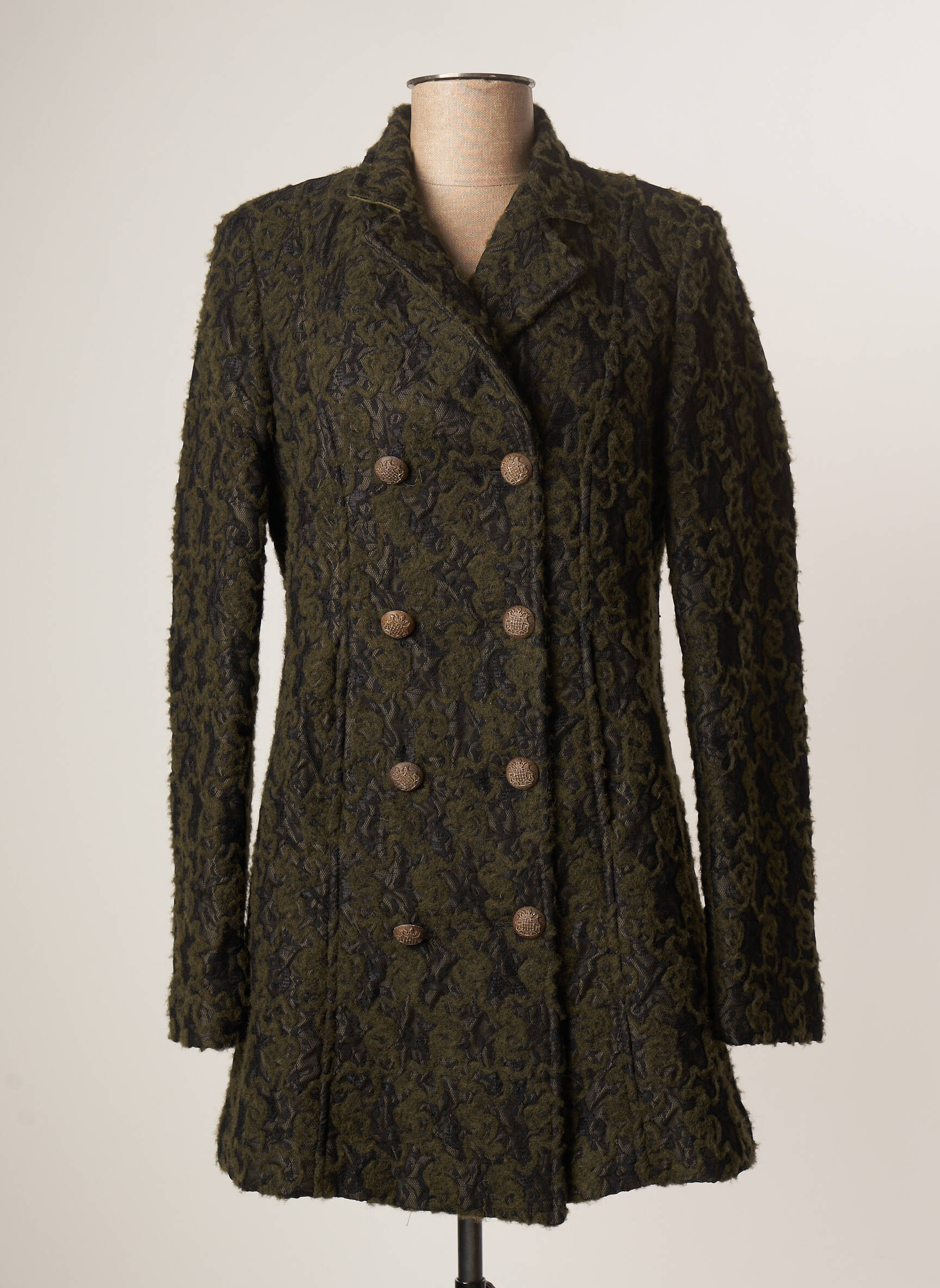 History Manteaux Longs Femme couleur vert