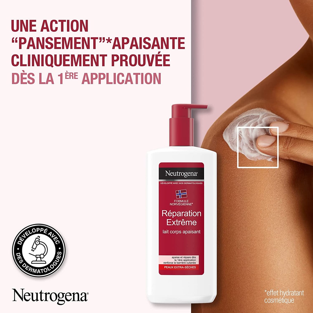 neutrogena Neutrogena Réparation Extrême Lait Corps Apaisant 400 ml Lait