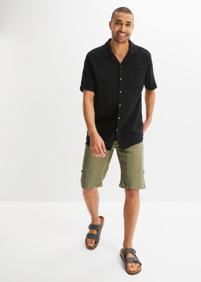 Stretch-Bermuda, Regular Fit