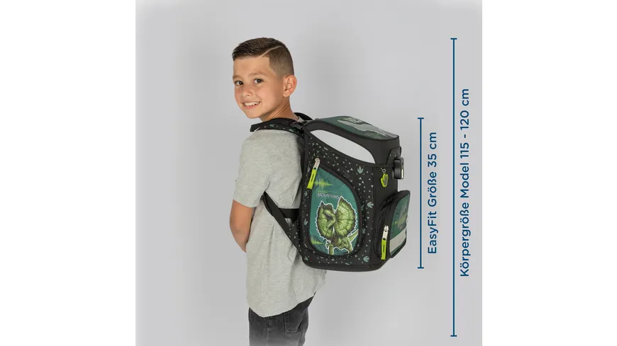 Scooli Jurassic World EasyFit Schulranzen-Set 5teilig