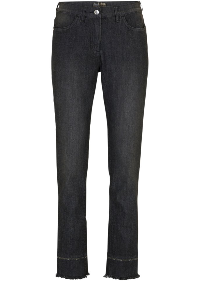 7/8-Sretchjeans mit Glitzer
