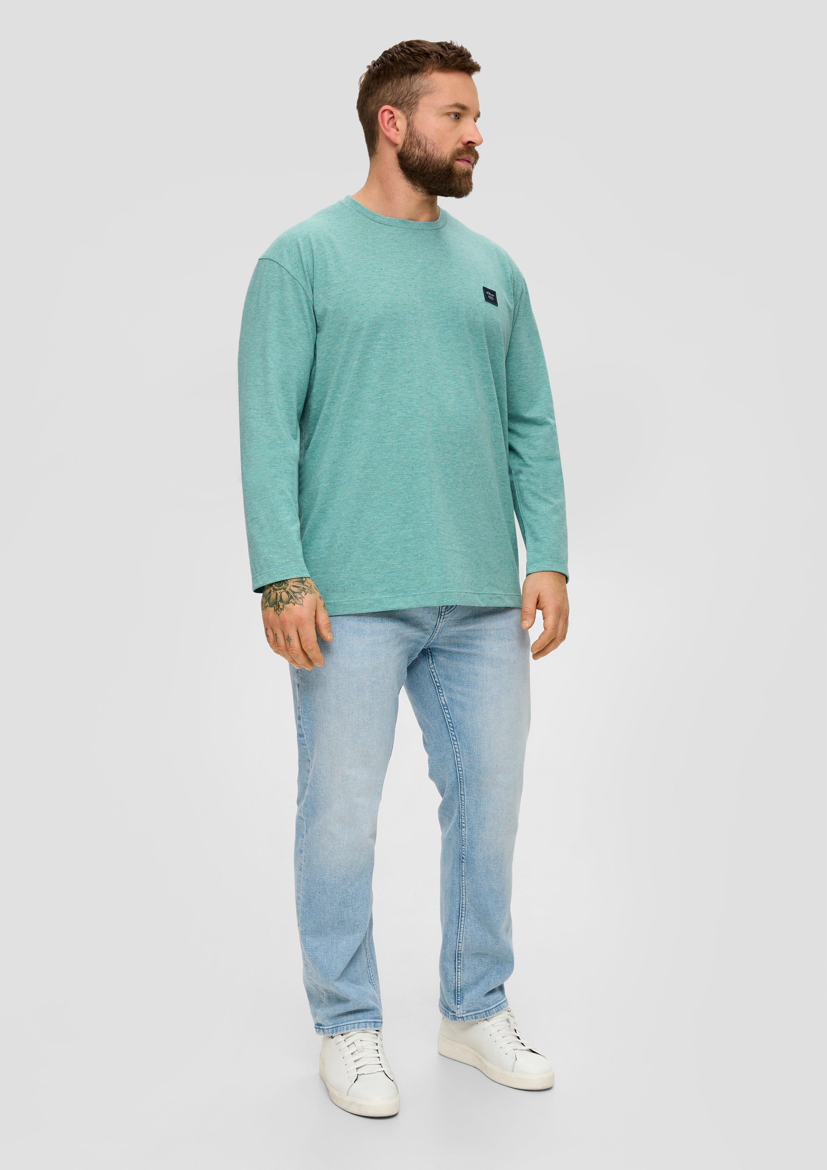 Meliertes Langarmshirt  2143396-65W2