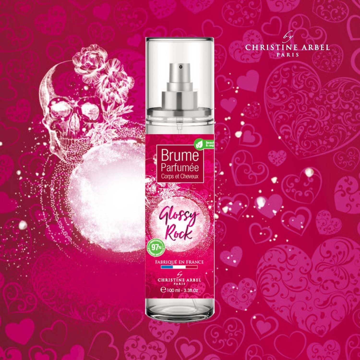 Christine Arbel Glossy Rock Σπρέι Σώματος και Μαλλιών 100ml