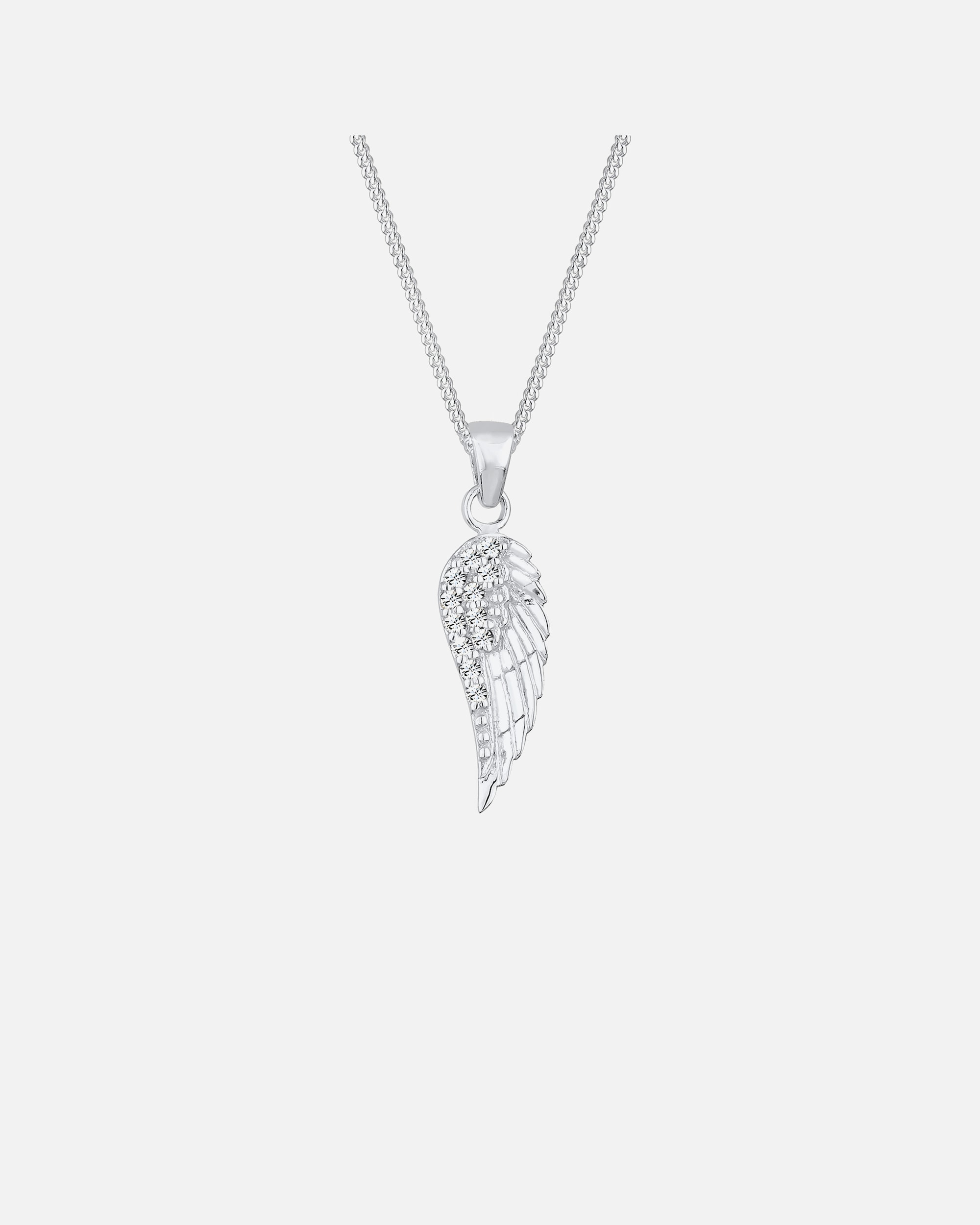 Ciondolo da donna Elli a forma di ala con cristalli in argento sterling 925