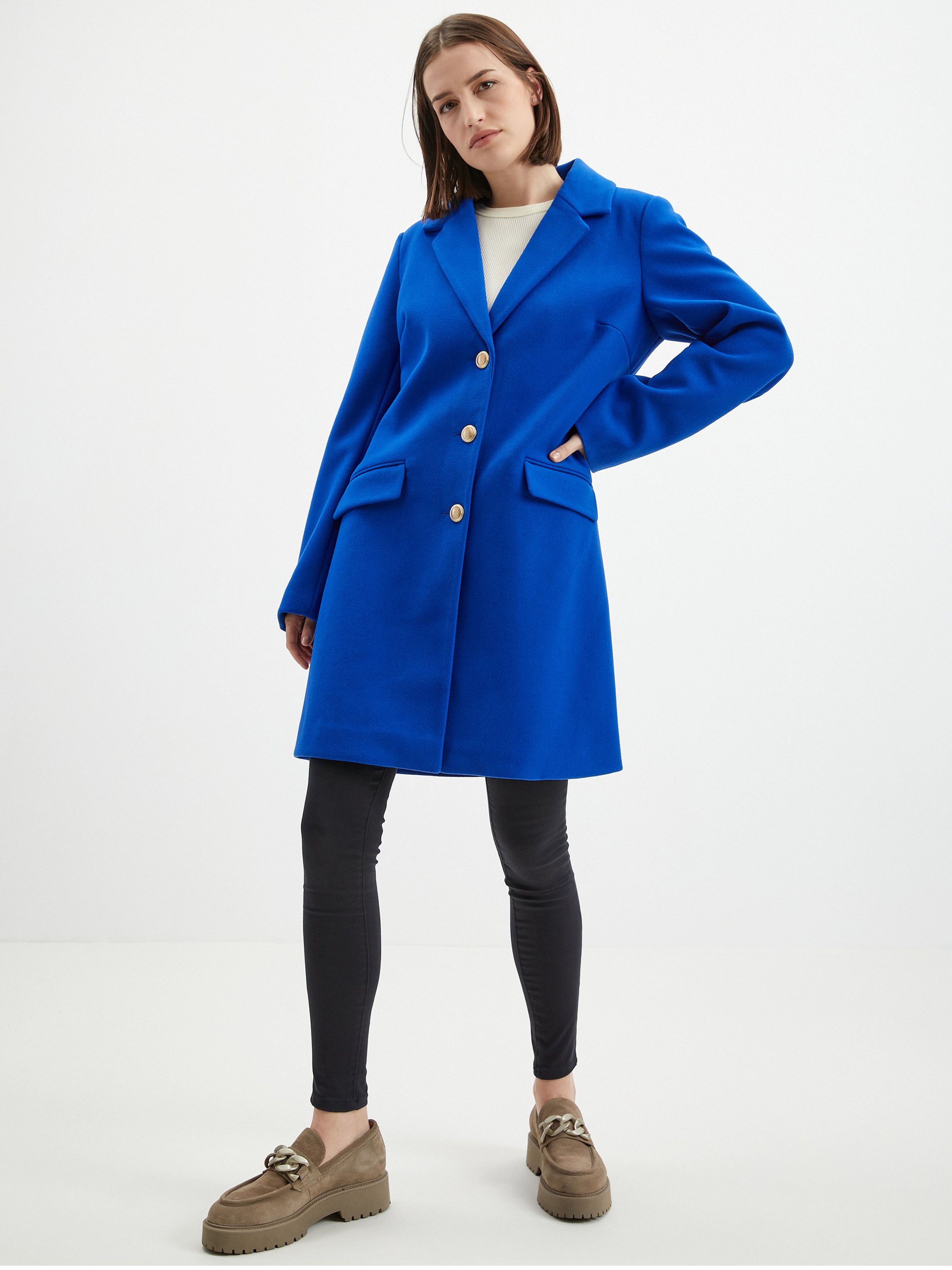 Blauer Damenmantel ORSAY
