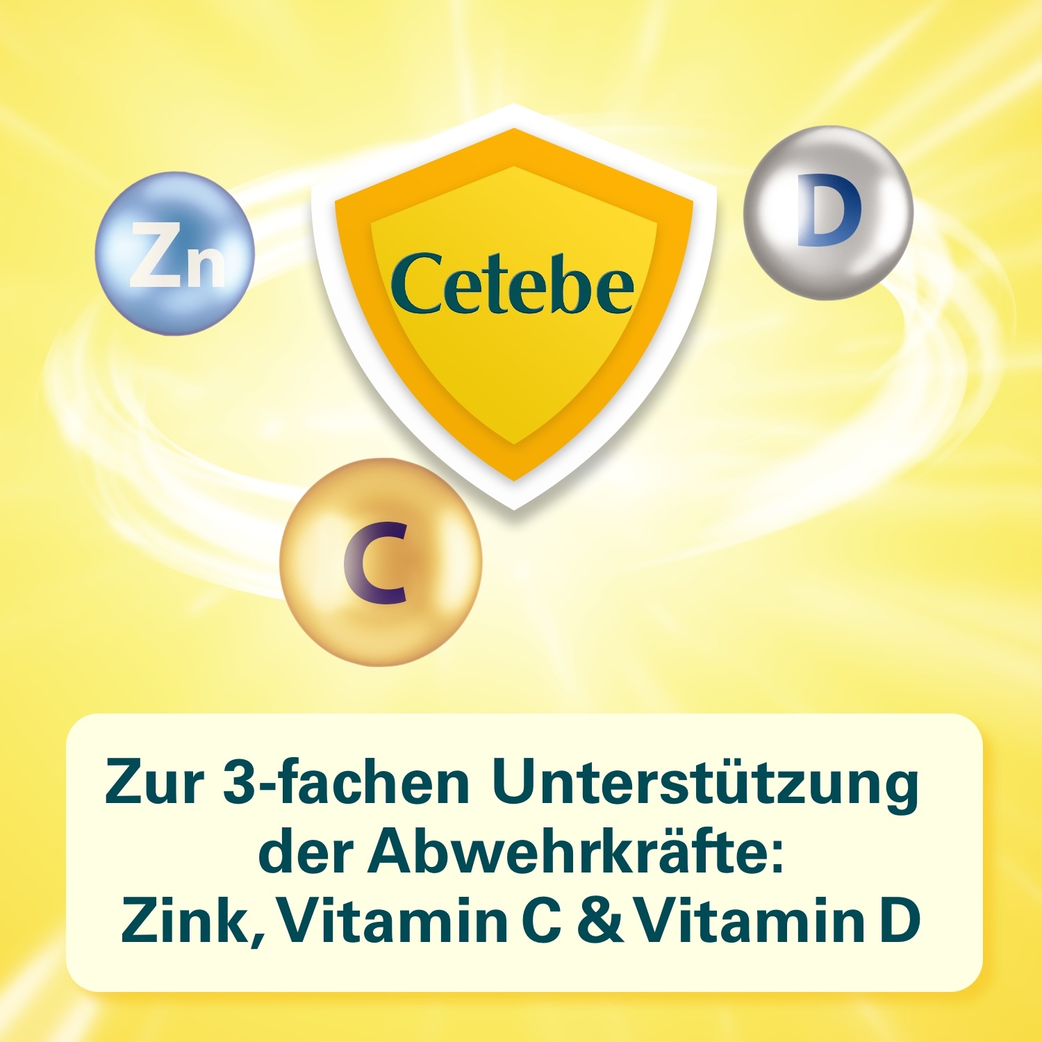 ABWEHR plus Vitamin C+Vitamin D3+Zink Kaps.