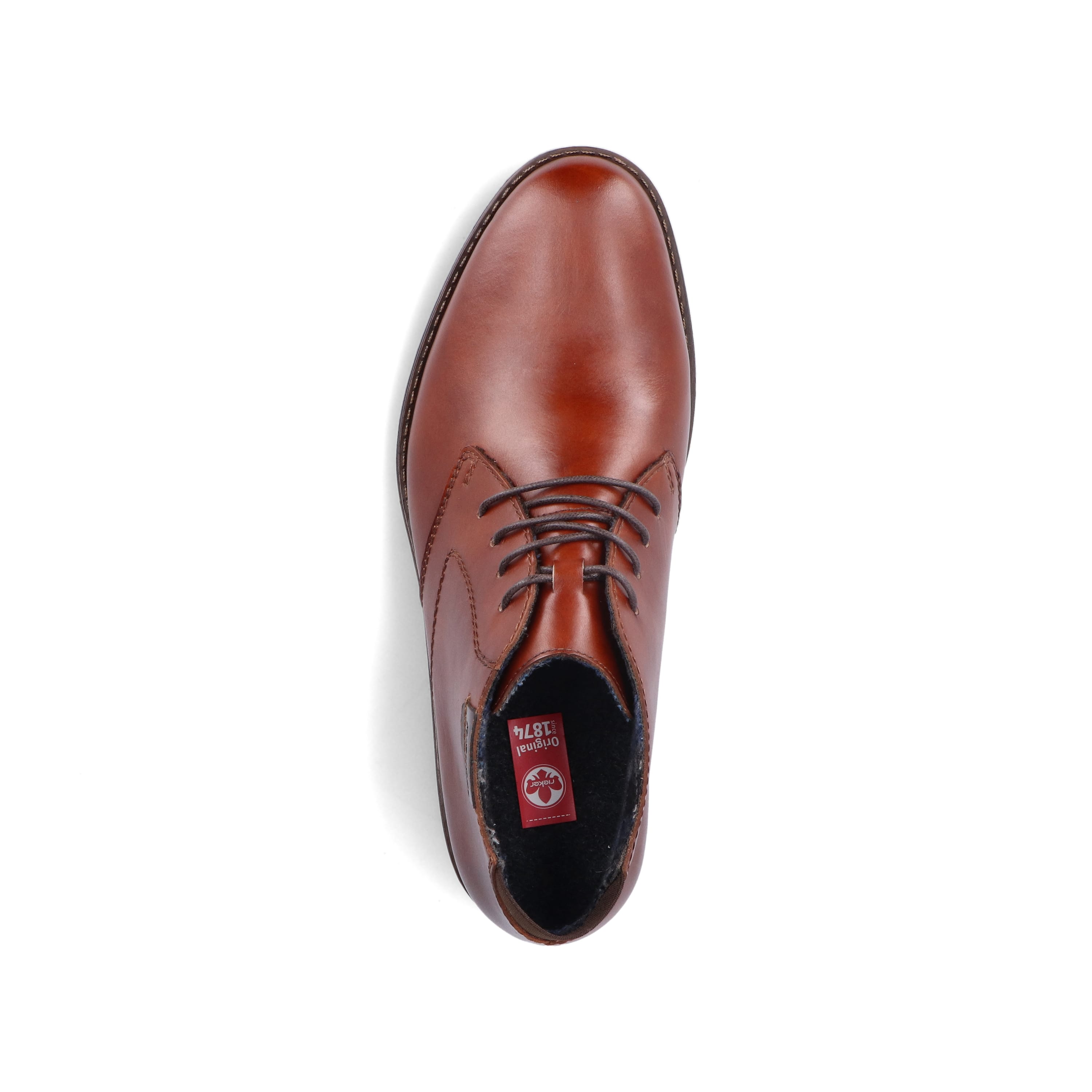 Rieker Herren Schnürschuhe fuchsbraun