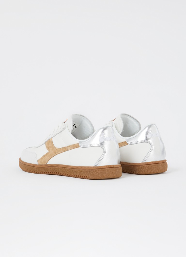 Skórzane buty sportowe Diadora C6811 z detalami zamszowymi