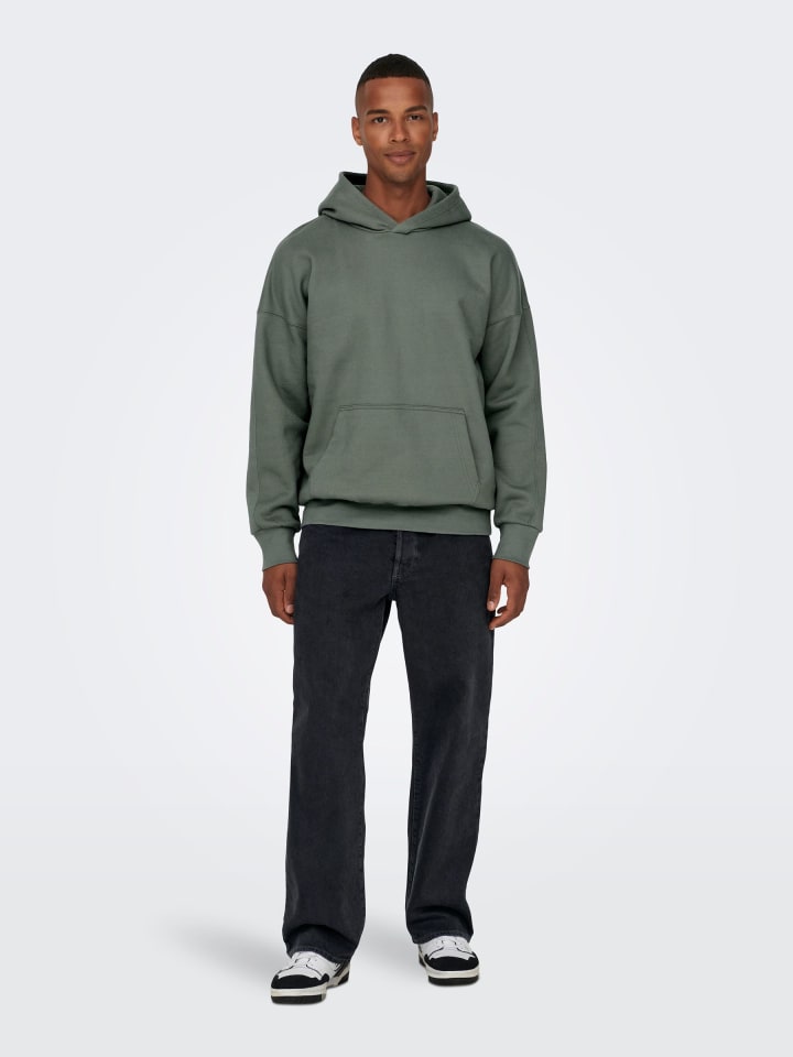 Only&Sons Moderne Loose Fit Jeans mit klassischem Style und Komfort in Schwarz günstig kaufen