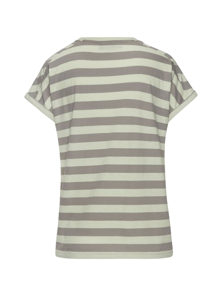 ELBSAND T-Shirt in pastellgrün-grau günstig kaufen