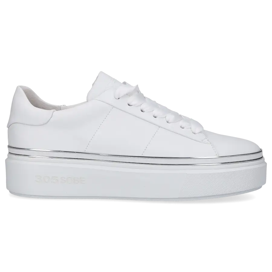 305 SOBE - Sneaker low TESSY Kalbsleder - weiß