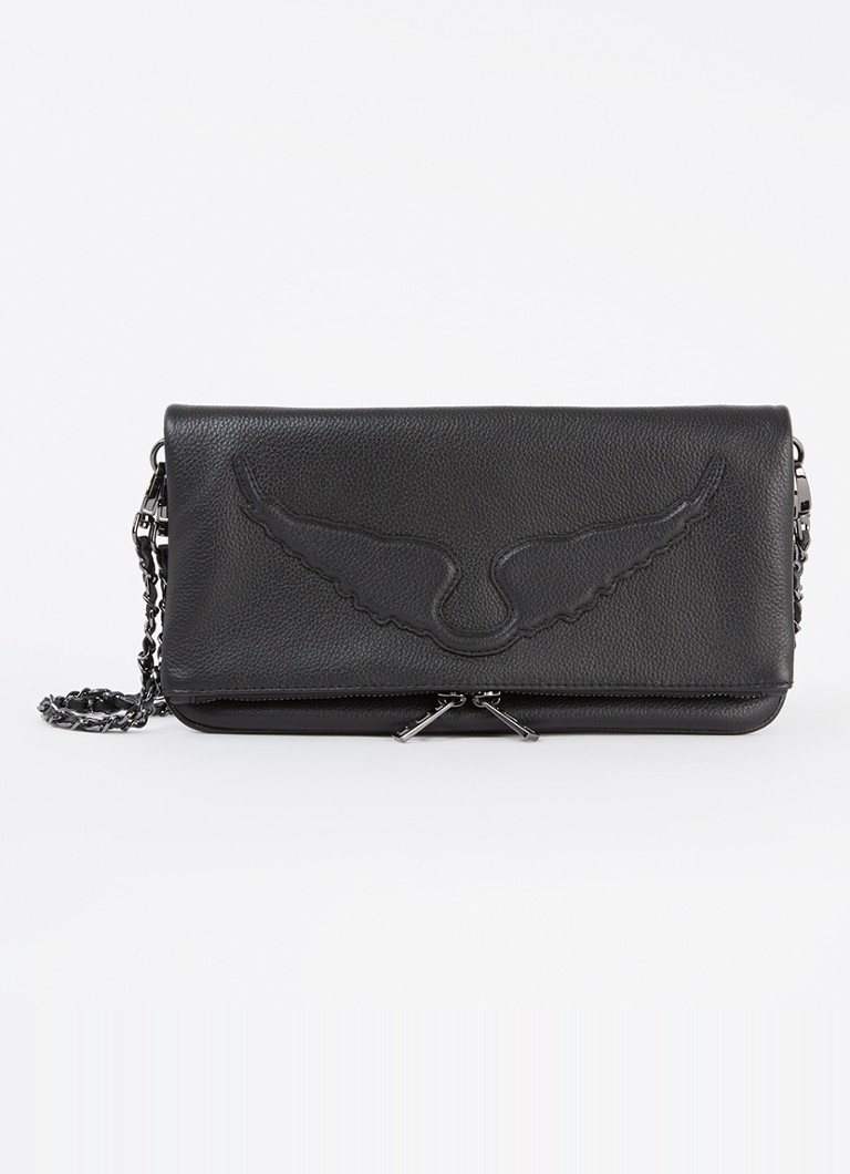 Geantă Zadig&Voltaire Rock cu curea de umăr detașabilă.