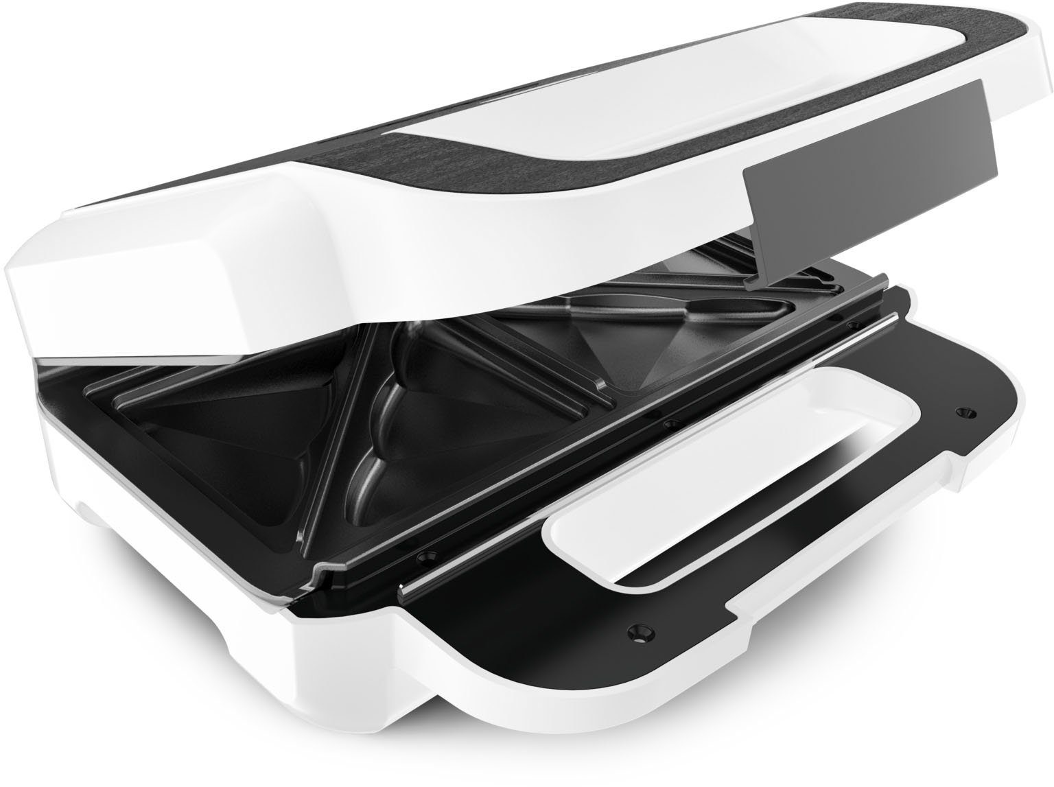 Tefal 2-in-1-Sandwichmaker SW7011 Snack XL, 850 W, 2 antihaft + spülmaschinengeeignete Plattensets, inkl. Rezeptheft