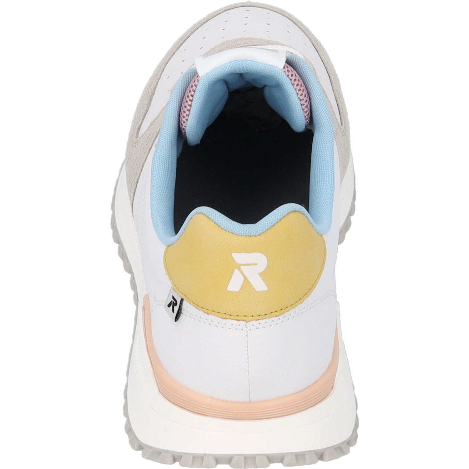 Rieker W0600, Schnürschuhe, Damen, quarz/weiss/sun/lavender/weiss