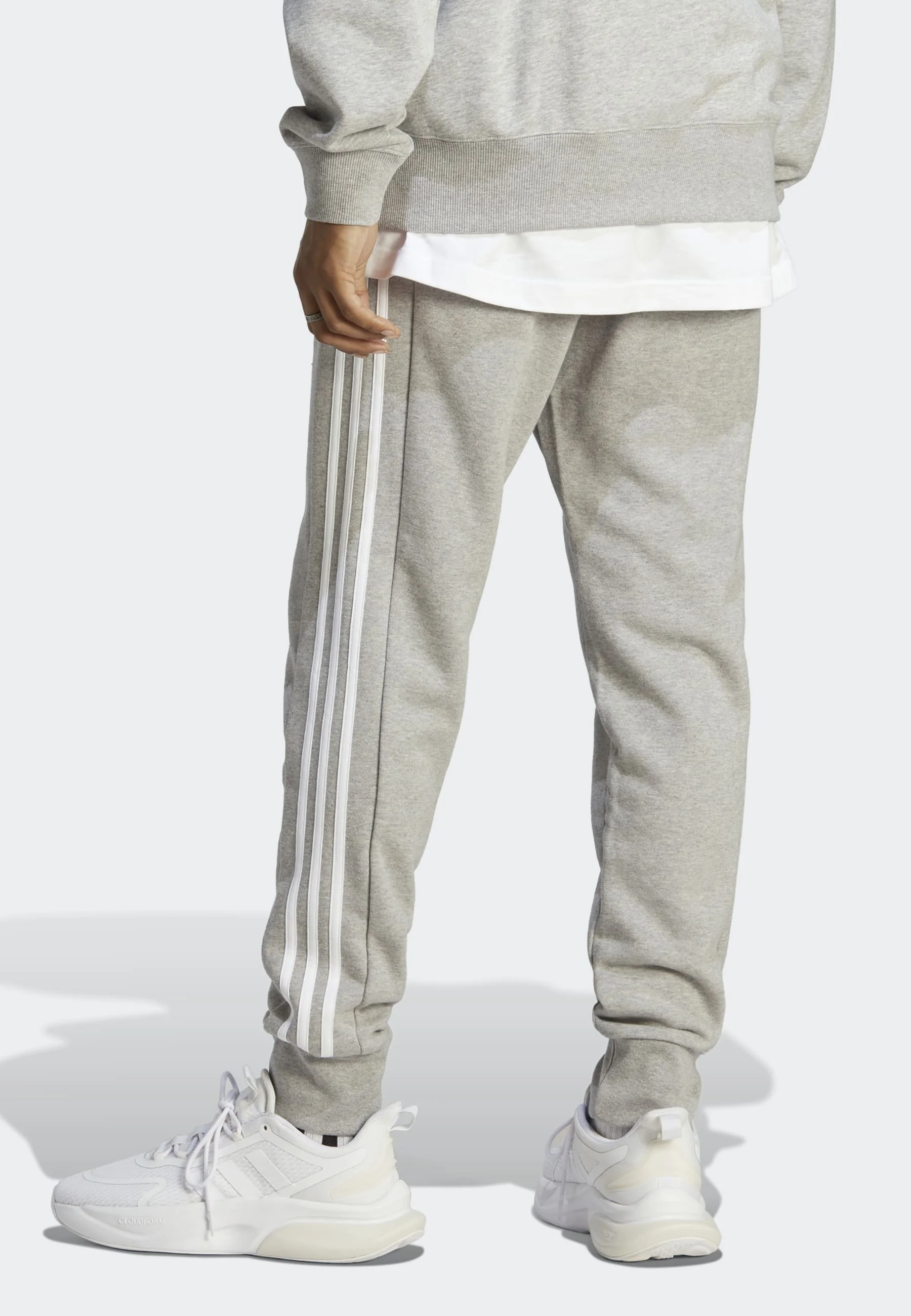 adidas Sportswear ESSENTIALS TAPERED CUFFED 3-STRIPES - Pantalón deportivo