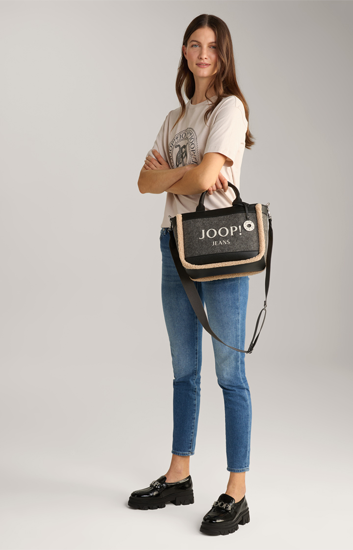 Handtasche Calduccio Yvette in Dunkelgrau