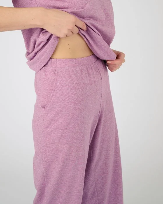 Pyjacourt détails tressés maille jersey recyclée* Climatyl