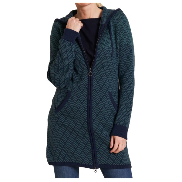 Tranquillo - Women's Jacquard Strickjacke - Mantel