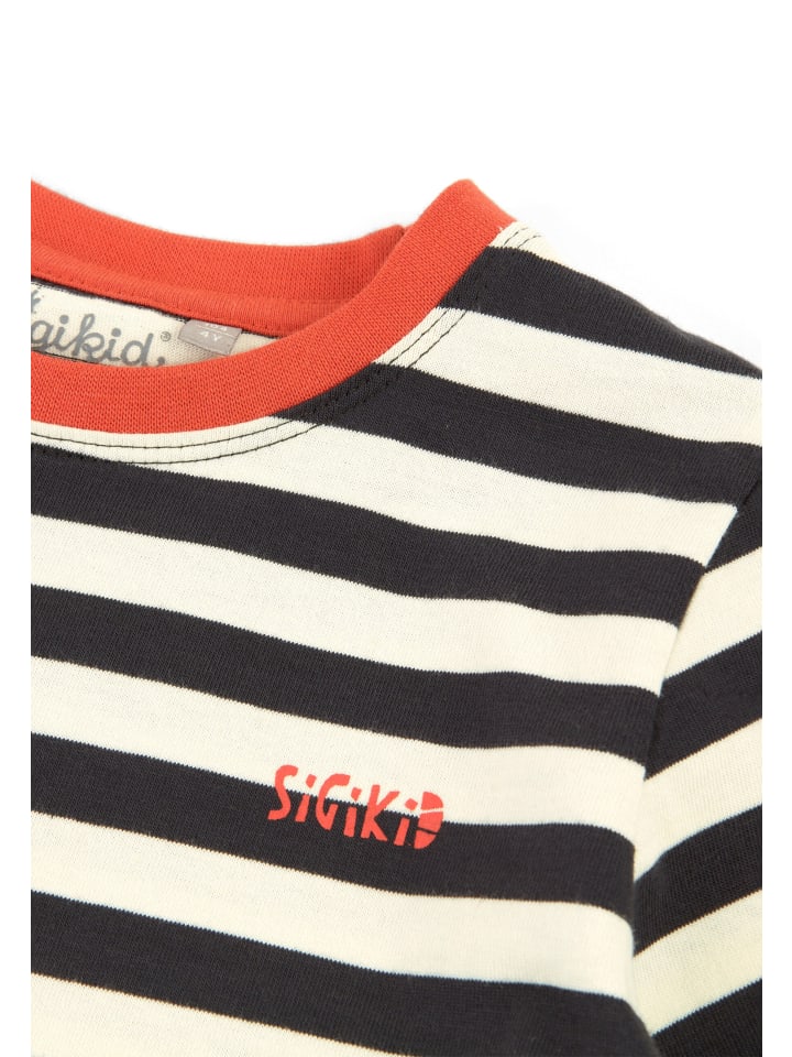 Sigikid Pyjama Nachtwäsche in rot/schwarz/weiß günstig kaufen 110