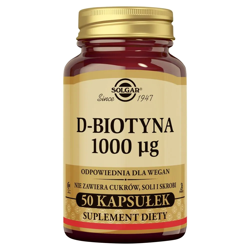 Solgar D-Biotin 1000 mcg tablete