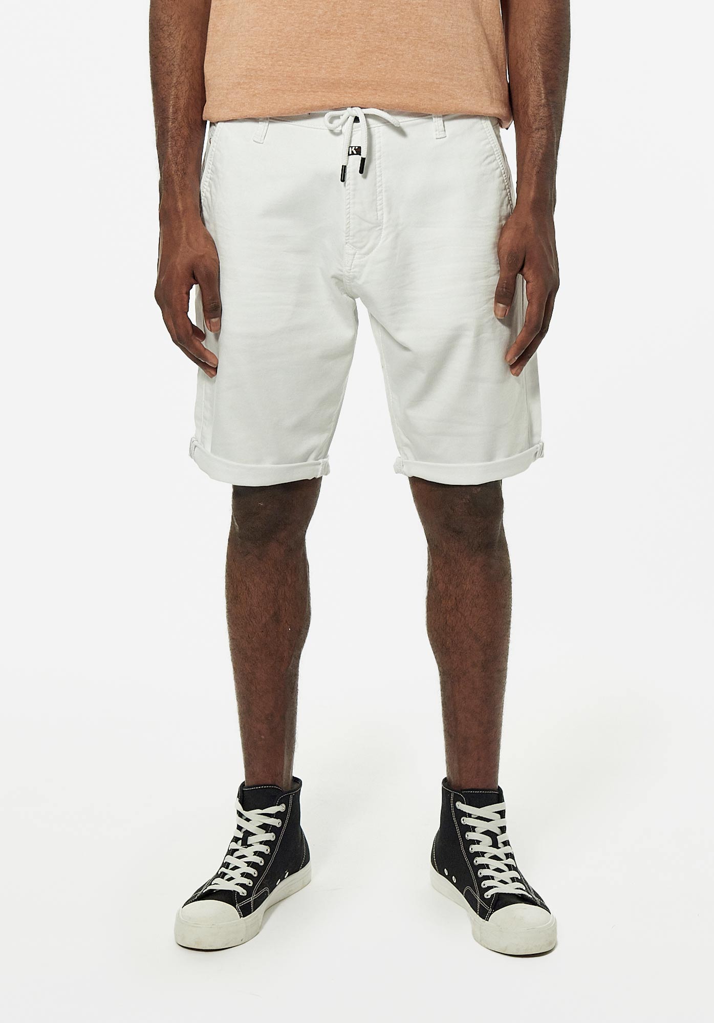 IRMIX  Short tapered blanc Homme