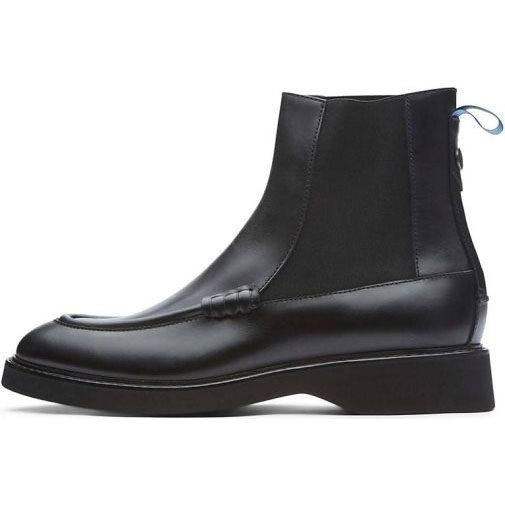 Lottusse Ankle Boot Aus Gebürstetem Kalbsleder In Schwarz