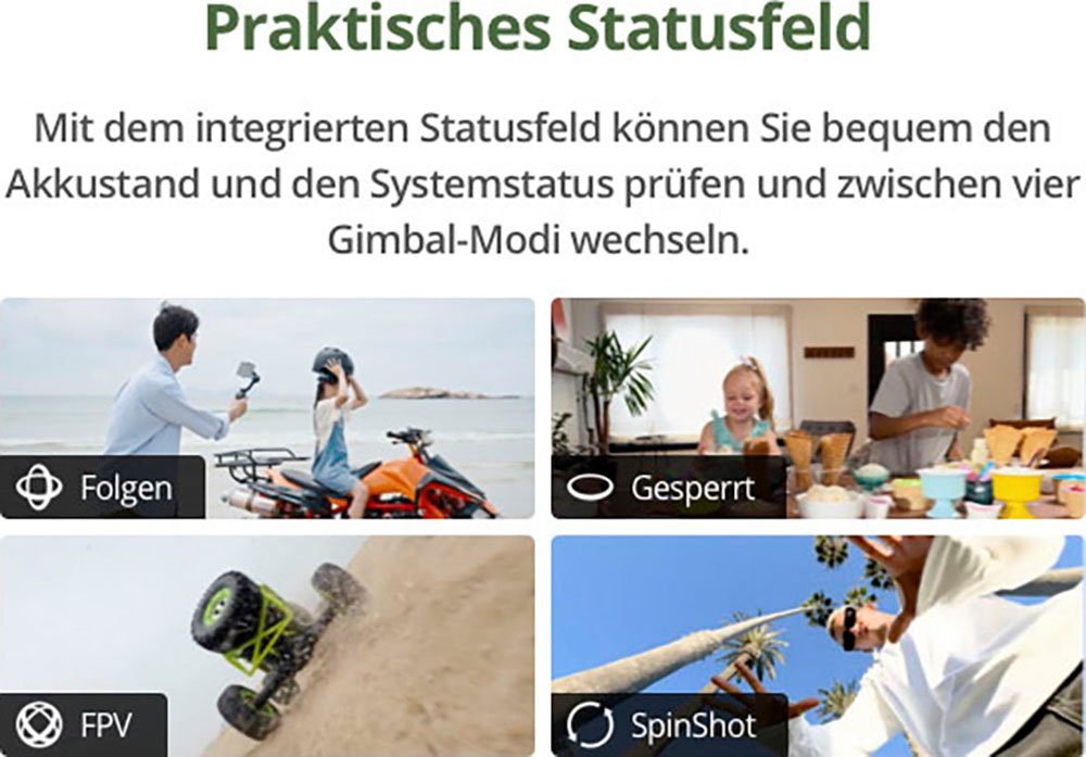 DJI Osmo Mobile 6 Platin-Grau Gimbal