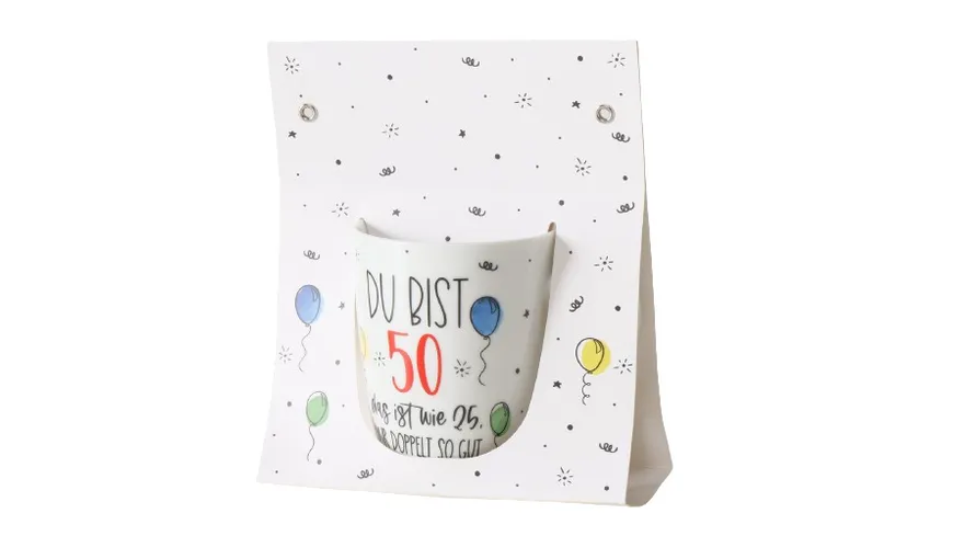 Boltze Tasse in Geschenkpackung 50.Geburtstag
