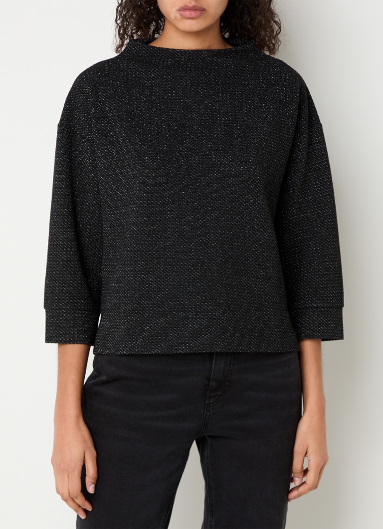 Top cu gât înalt OPUS Gesche Lurex