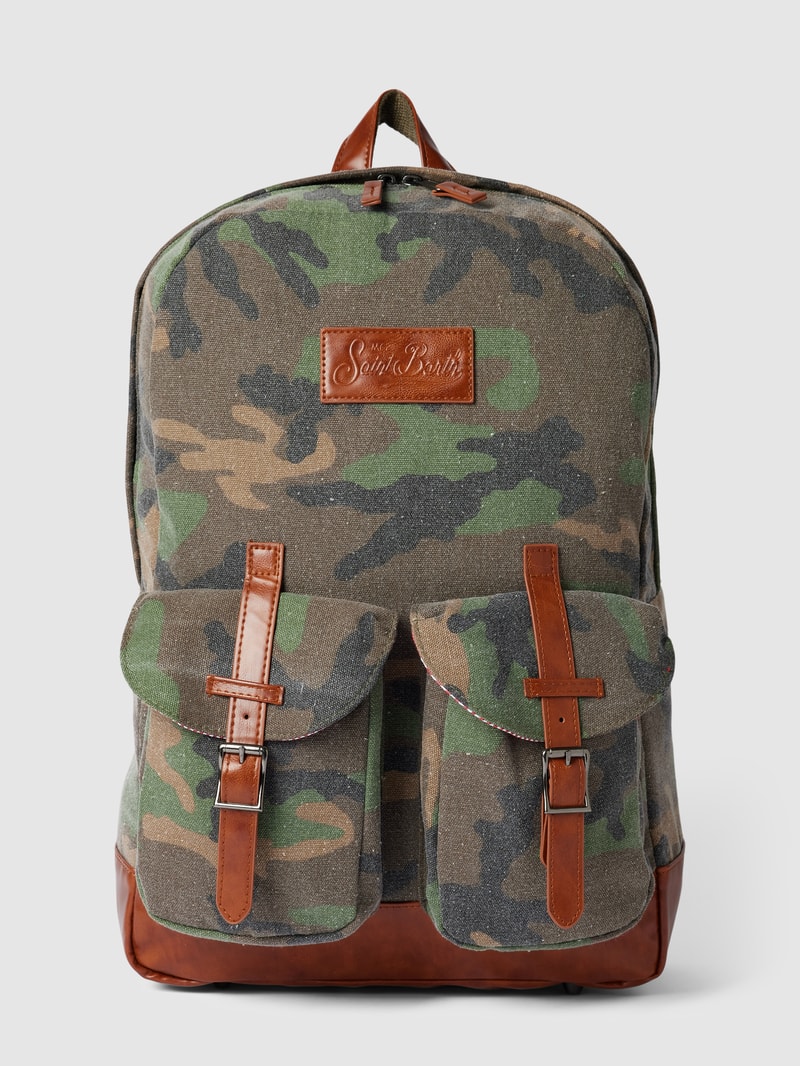 Rucksack mit Camouflage-Muster Modell 'CODY' in khaki