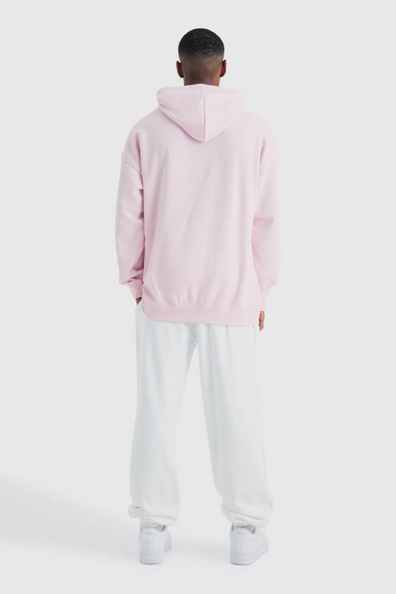 Oversize Trainingsanzug mit La Palmen-Print und Kapuze