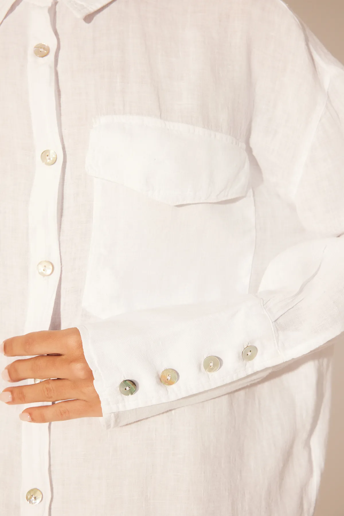 Trendyol Collection  Hemd - Weiß - Oversized