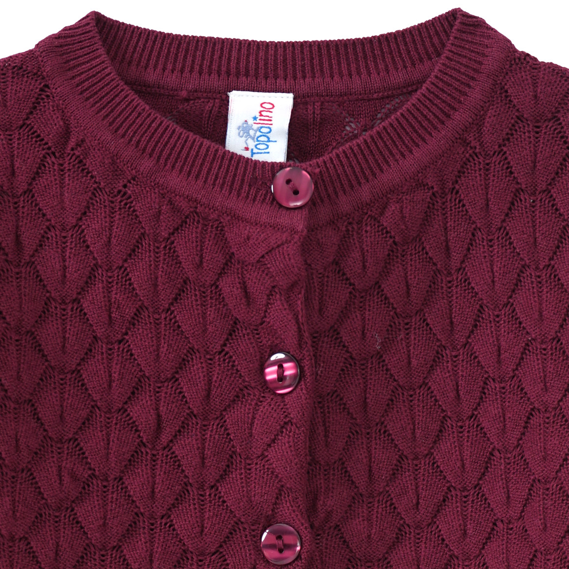Mädchen Strickjacke mit Struktur