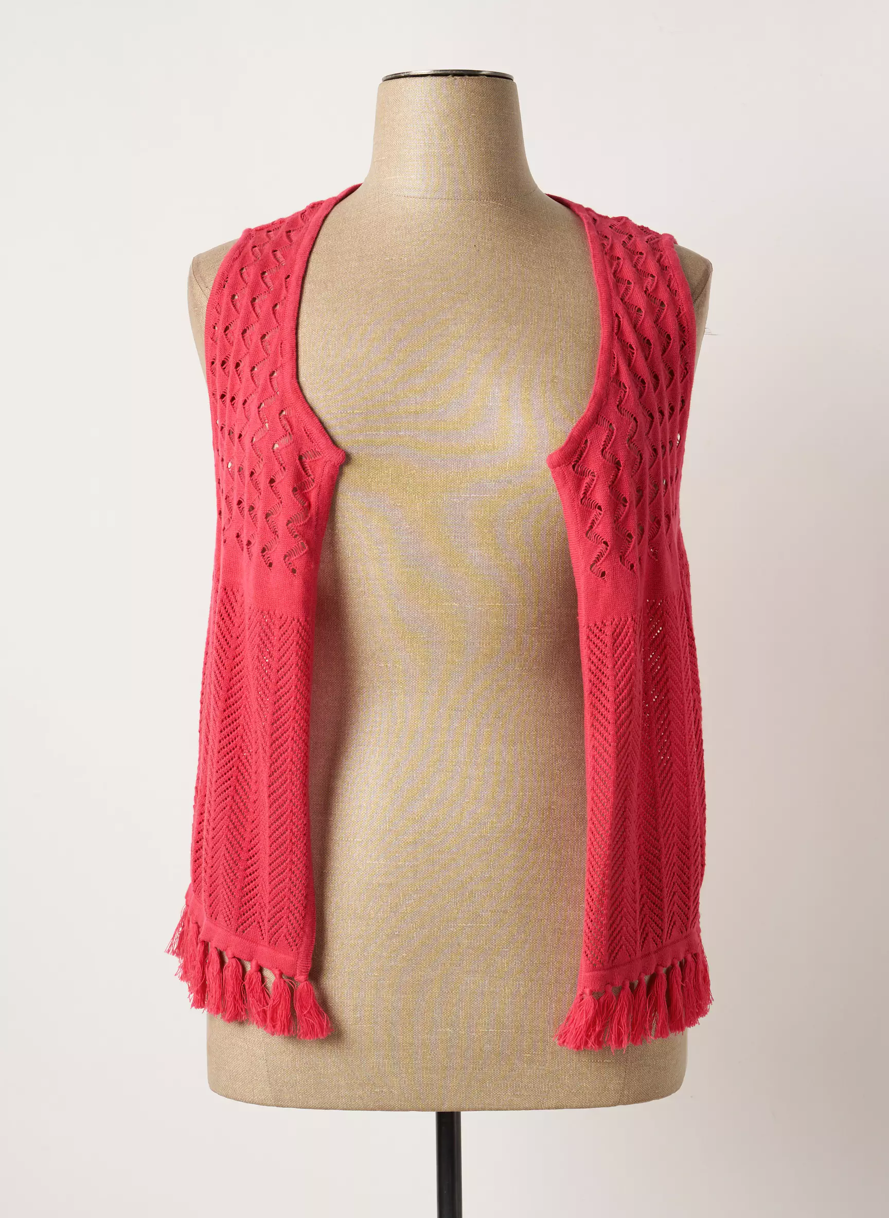 Agathe   Louise Gilet Femme couleur rose