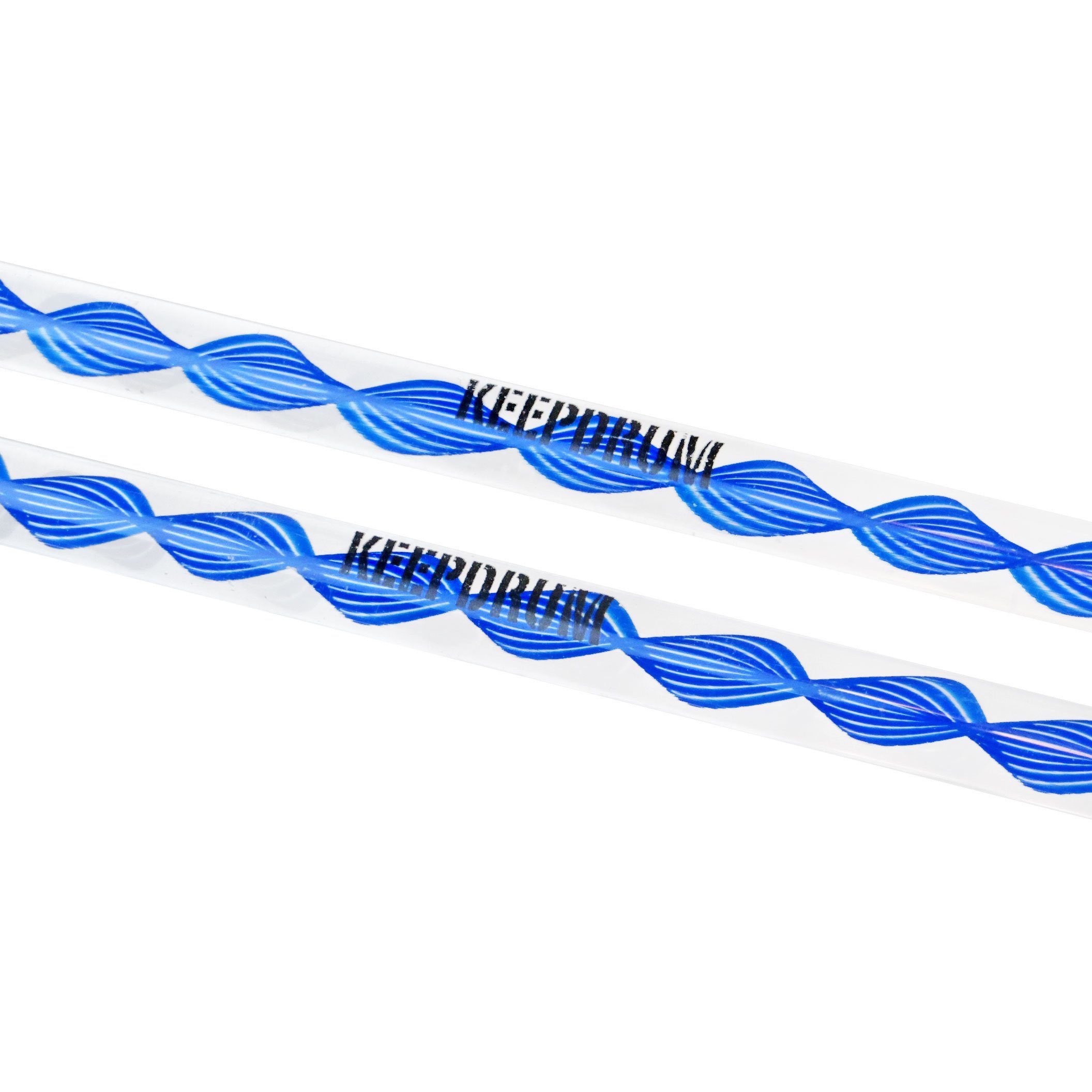 keepdrum Schlagzeug DA-B Acryl Drumsticks 5B Blau