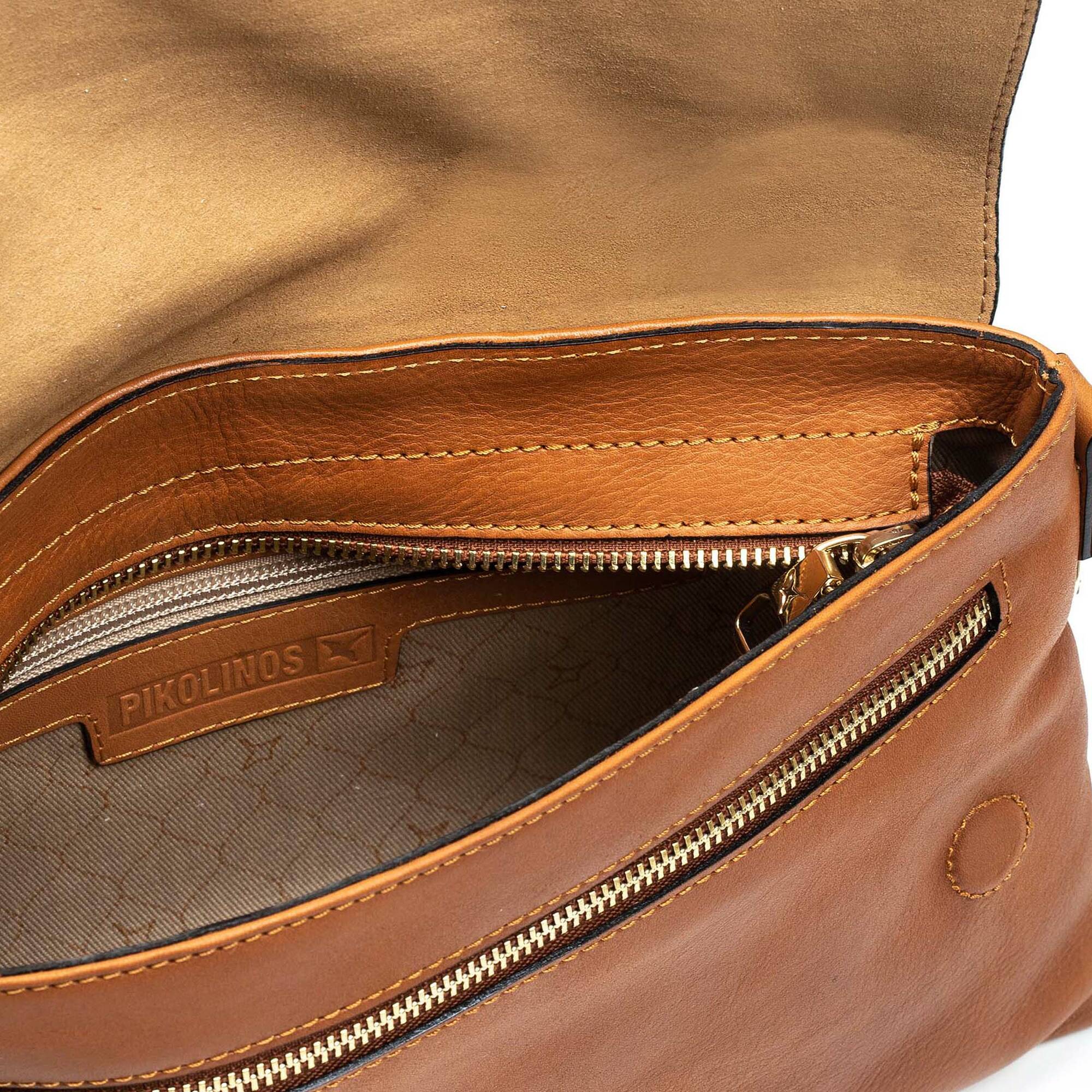 Damska torba typu crossbody z podwójnymi uchwytami - BRANDY