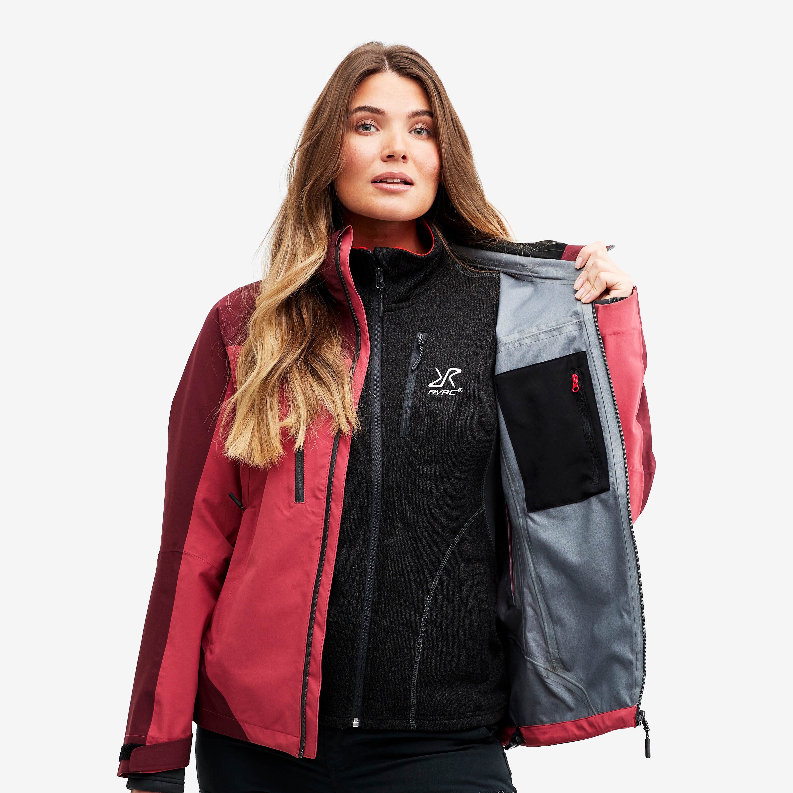 Silence Proshell Jacket Femme Earth Red