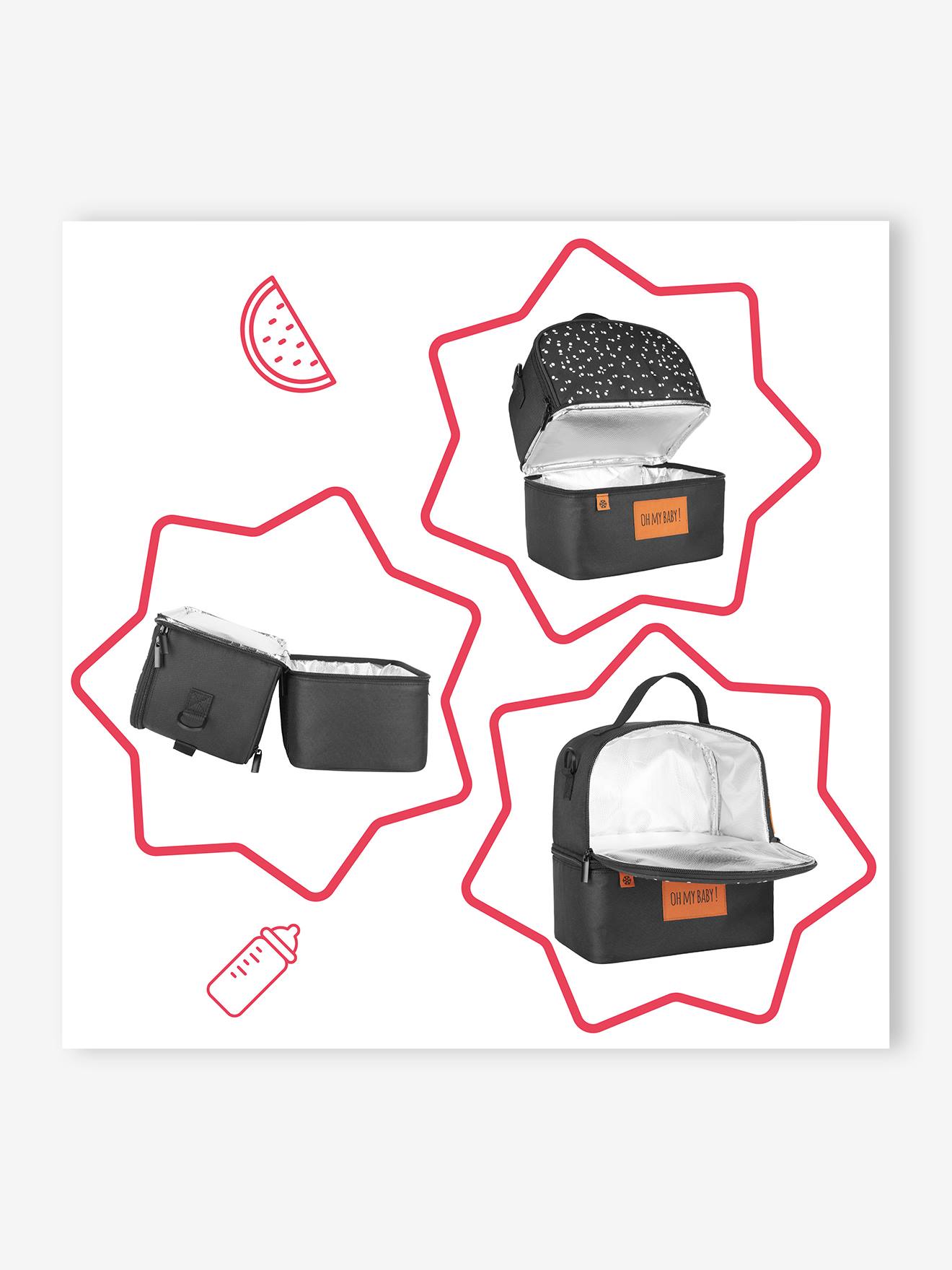 Badabulle Babybrei-Thermotasche PICK & GO BADABULLE - schwarz