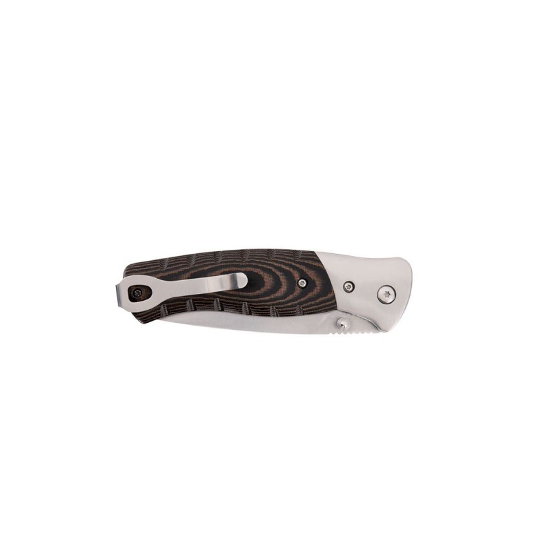 Buck SELKIRK FOLDING SMALL BLACK\/BROWN 835BRS