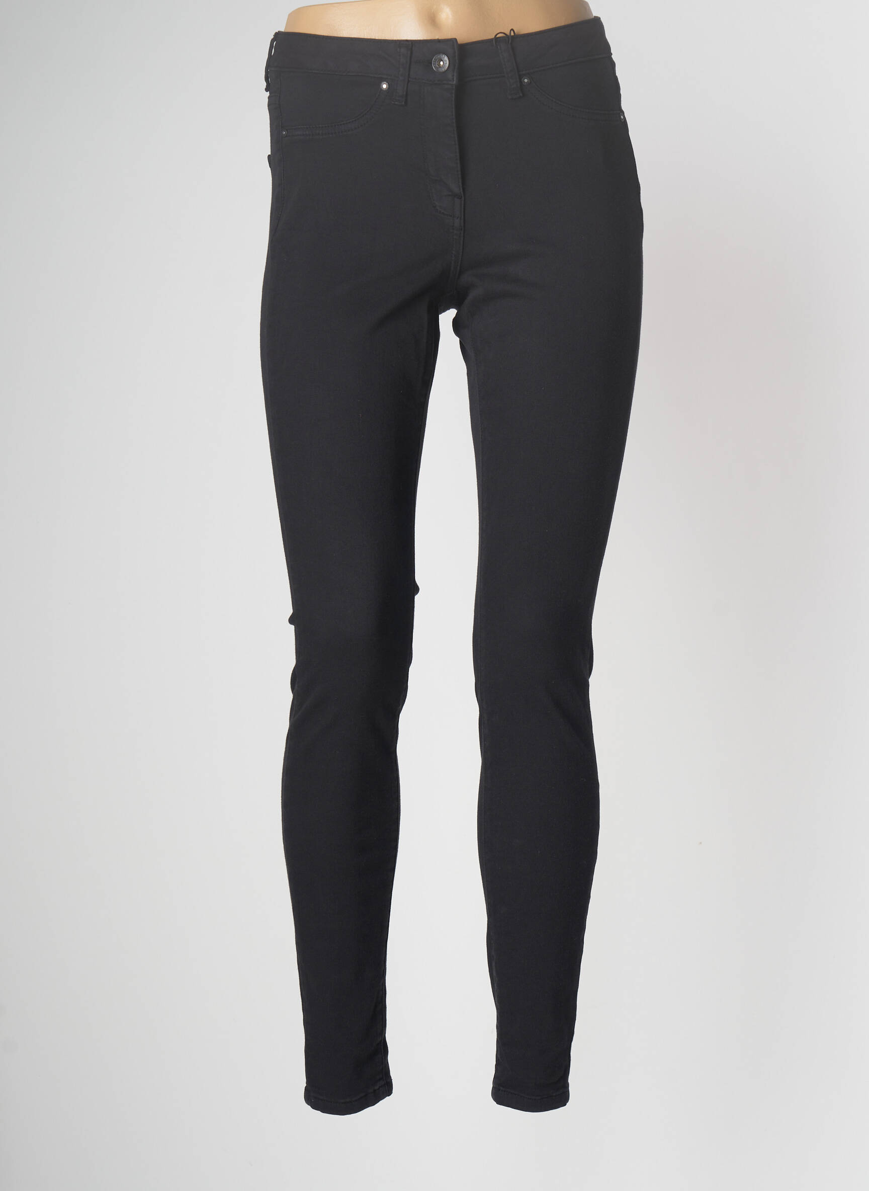 Sandwich Jeans Skinny Femme couleur noir