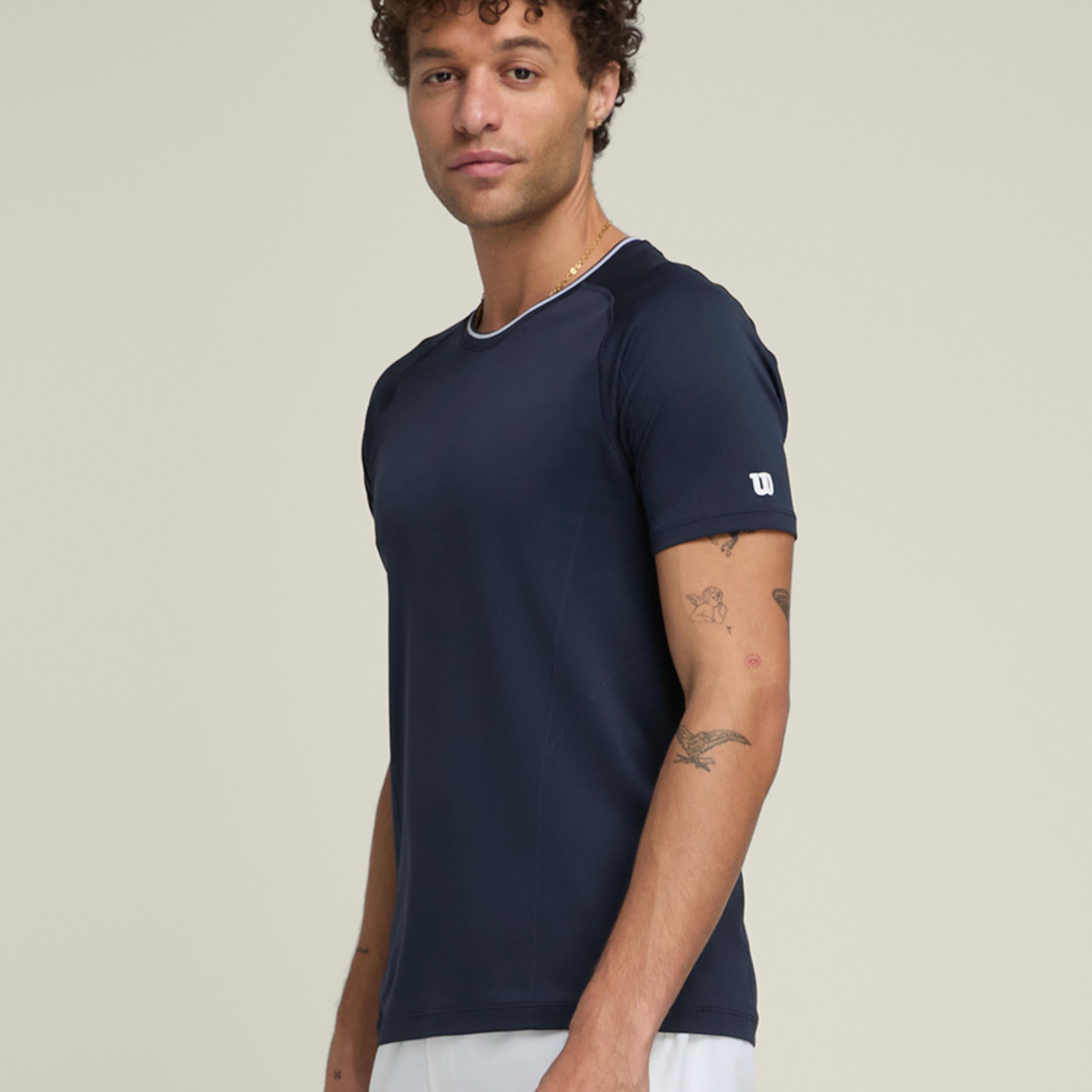 Team Players Seamless Crew Sweatshirt Herren - Dunkelblau