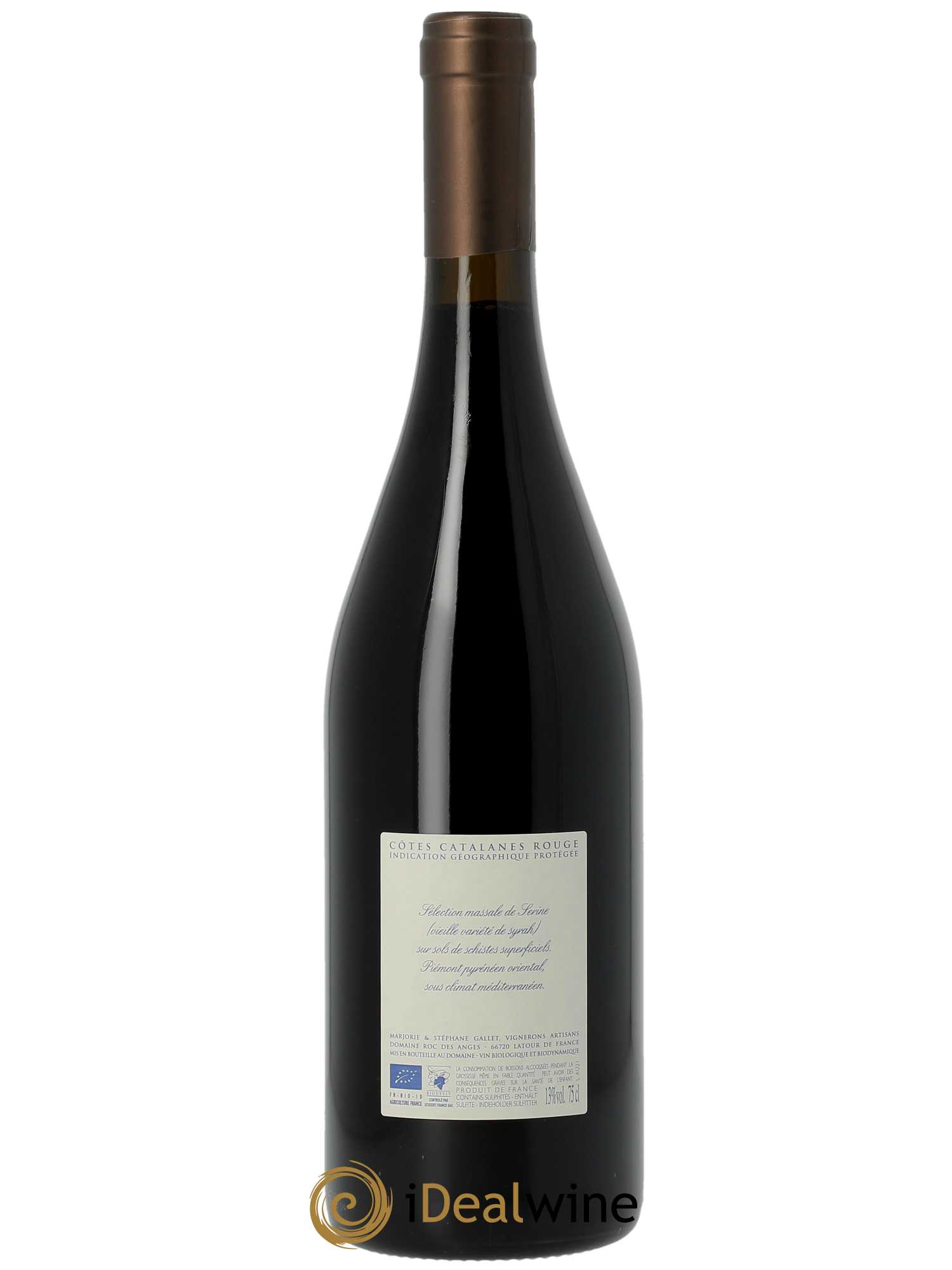 IGP Côtes Catalanes Roc des Anges Australe Marjorie et Stéphane Gallet  2021 - Lot de 1 Bouteille