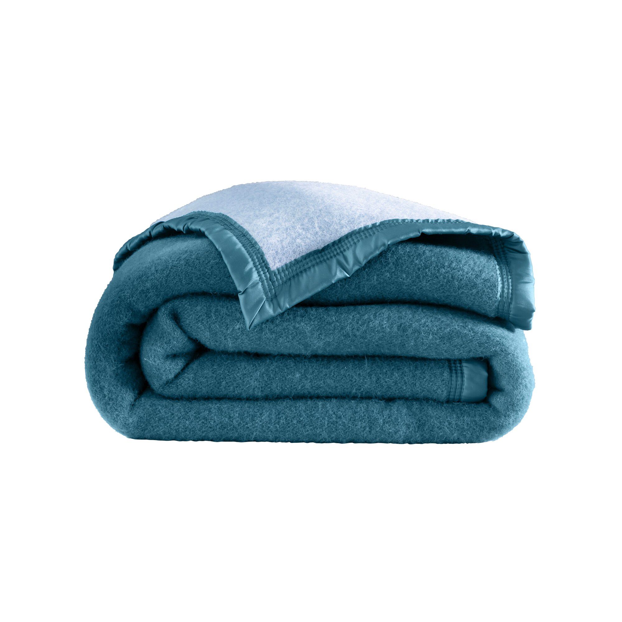 Couverture bicolore laine 500g/m2