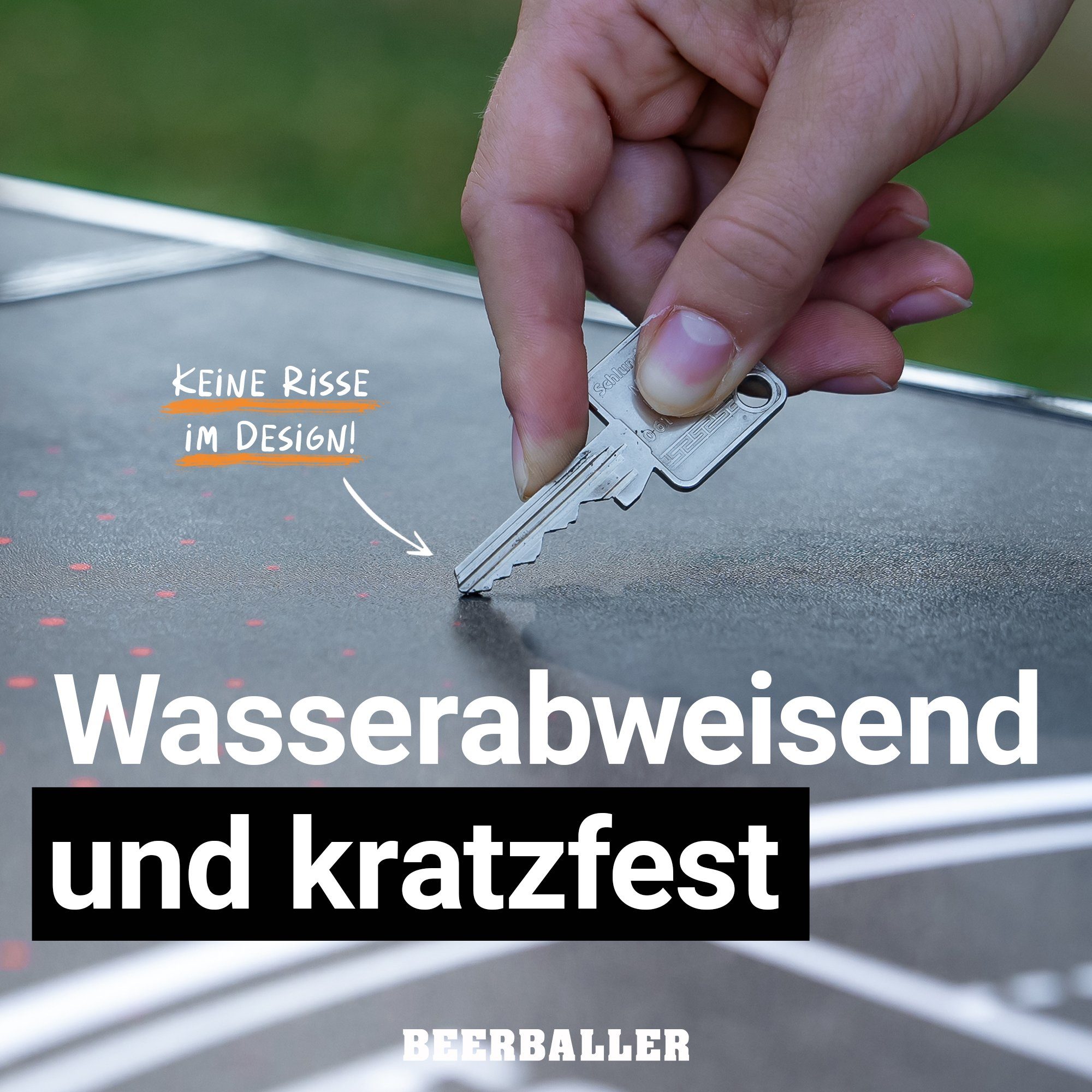 BeerBaller Klapptisch BEERBALLER® Deutschland Beer Pong Tisch