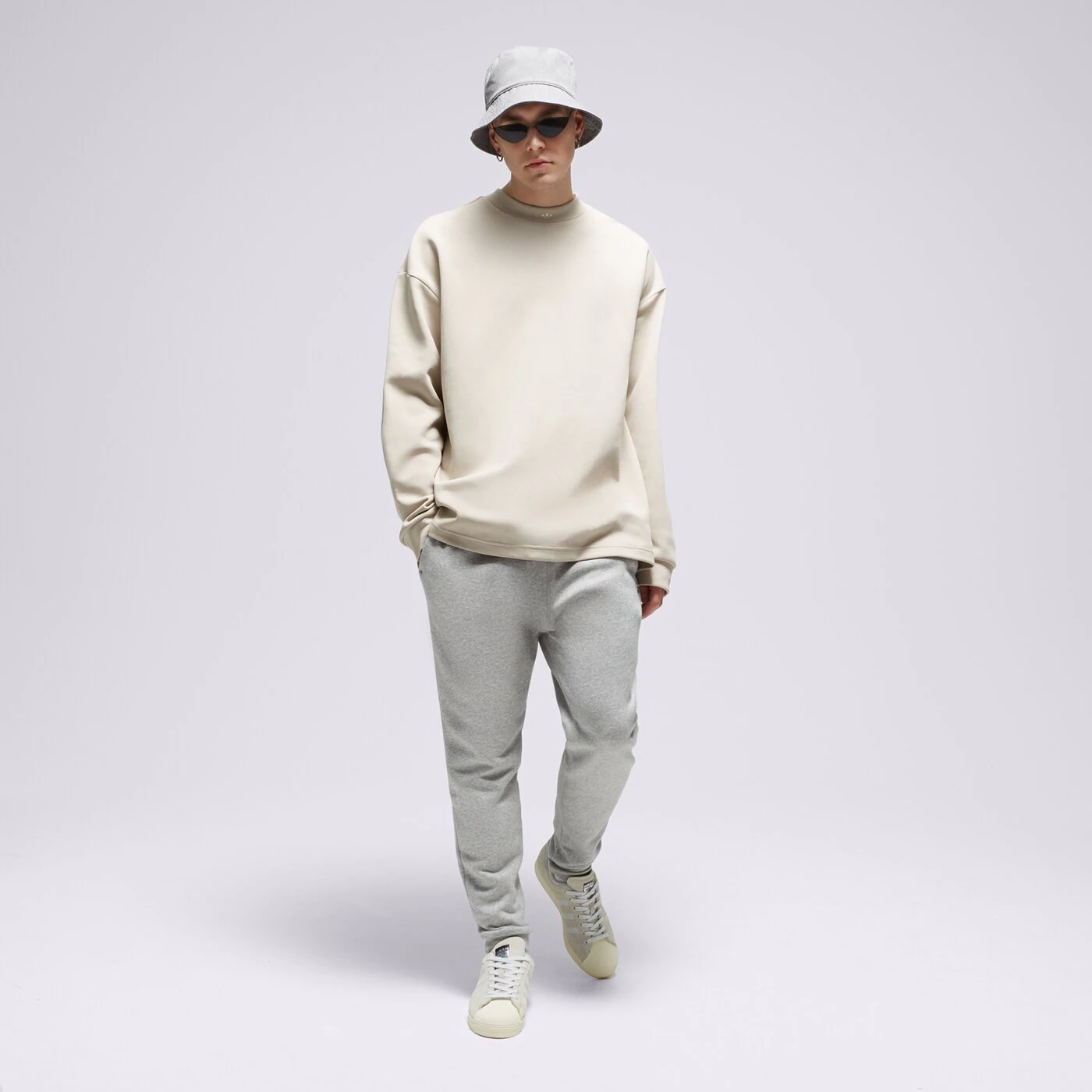 REEBOK HOSE RI LEFT LEG JOGGER Grau