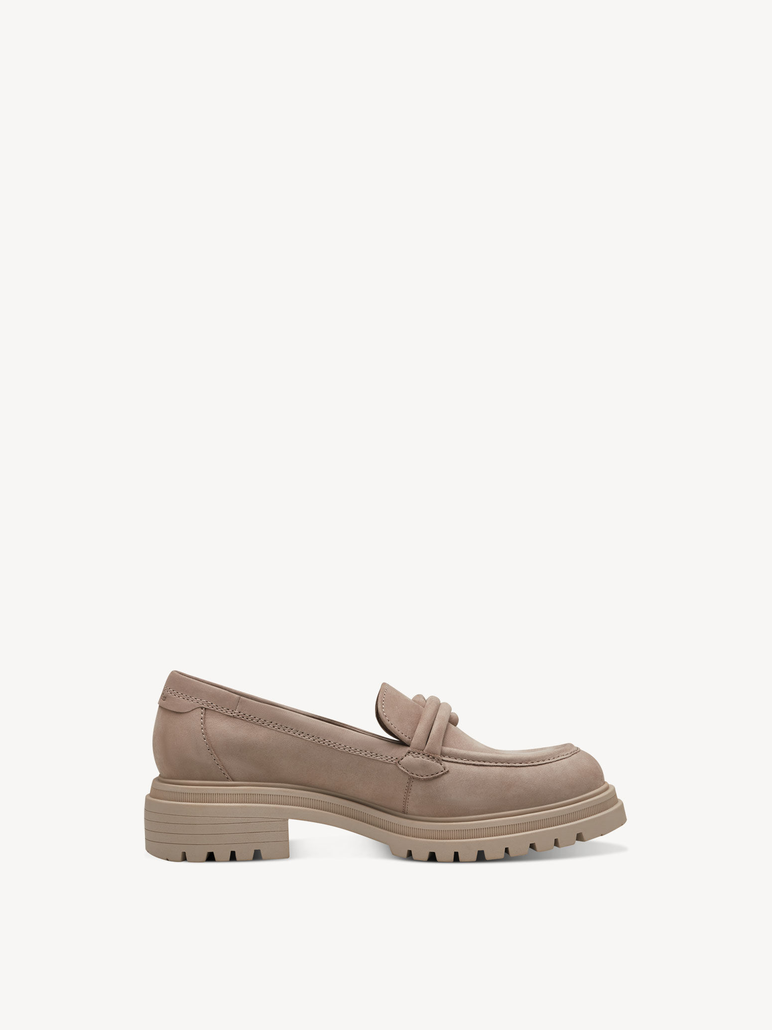 Slipper en cuir - beige