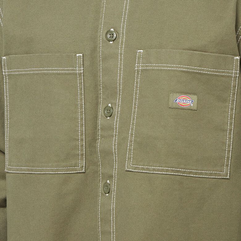 Dickies Florala Shirt military grey
