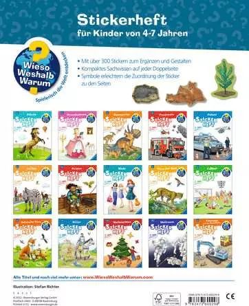 Ravensburger Wieso? Weshalb? Warum? Stickerheft: Im Wald